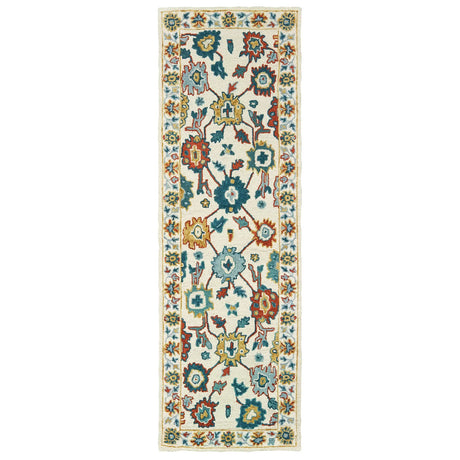 Oriental Weavers Sphinx Zahra 75507 Ivory / Gold Rugs - runner