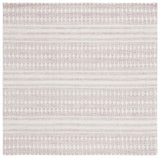 Safavieh Marbella 6'-0" x 6'-0" Rug in Pink / Ivory