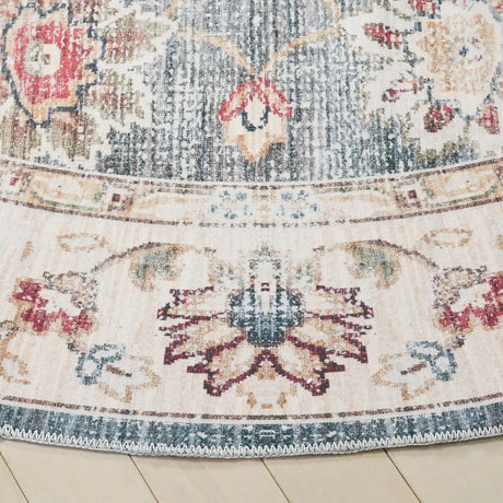 Safavieh Arizona 6'-0" x 6'-0" Rug in Green / Beige