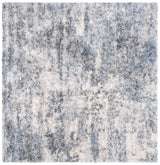 Safavieh Berber Shag 200 6'-7" x 6'-7" Rug in Ivory / Grey