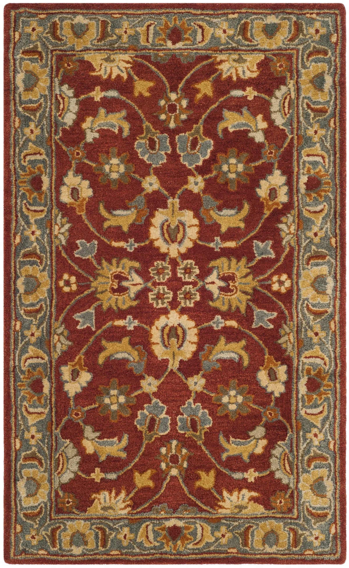 Safavieh Heritage 3'-0" x 5'-0" Rug in Red / Blue