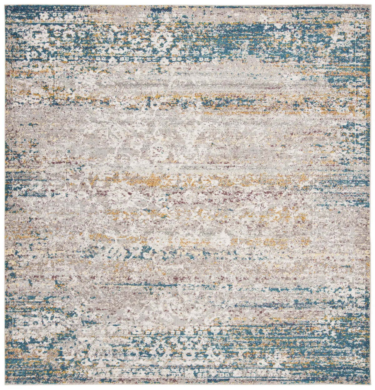 Safavieh Aria 6'-5" x 6'-5" Rug in Cream / Blue