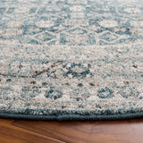 Safavieh Vintage Tabriz 6'-7" x 6'-7" Rug in Blue / Grey