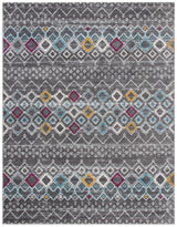 Safavieh Amsterdam 10'-0" x 14'-0" Rug in Dark Grey / Ivory