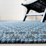 Safavieh Kilim 4'-0" x 6'-0" Rug in Blue / Black