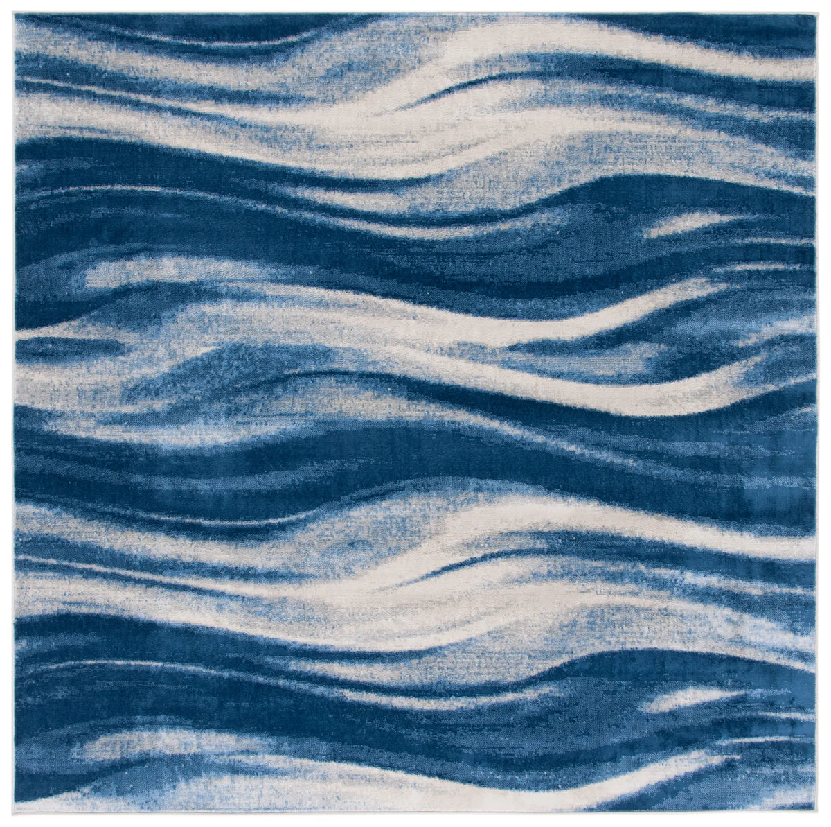 Safavieh Jasper 100 6'-7" x 6'-7" Rug in Navy / Ivory
