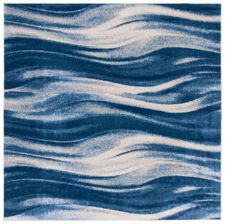 Safavieh Jasper 100 6'-7" x 6'-7" Rug in Navy / Ivory