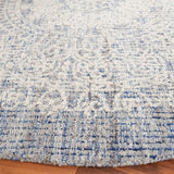 Safavieh Ebony 6'-0" x 6'-0" Rug in Blue / Ivory