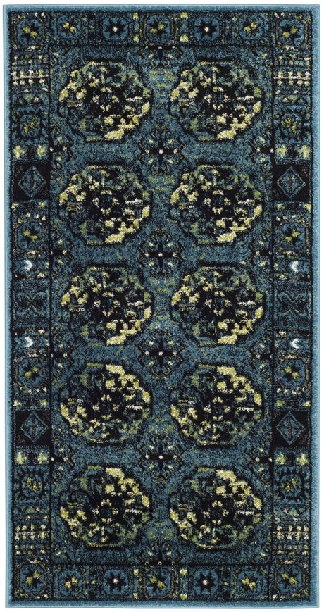 Safavieh Vintage Hamadan 2'-7" x 5'-0" Rug in Blue / Multi