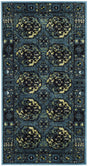 Safavieh Vintage Hamadan 2'-7" x 5'-0" Rug in Blue / Multi