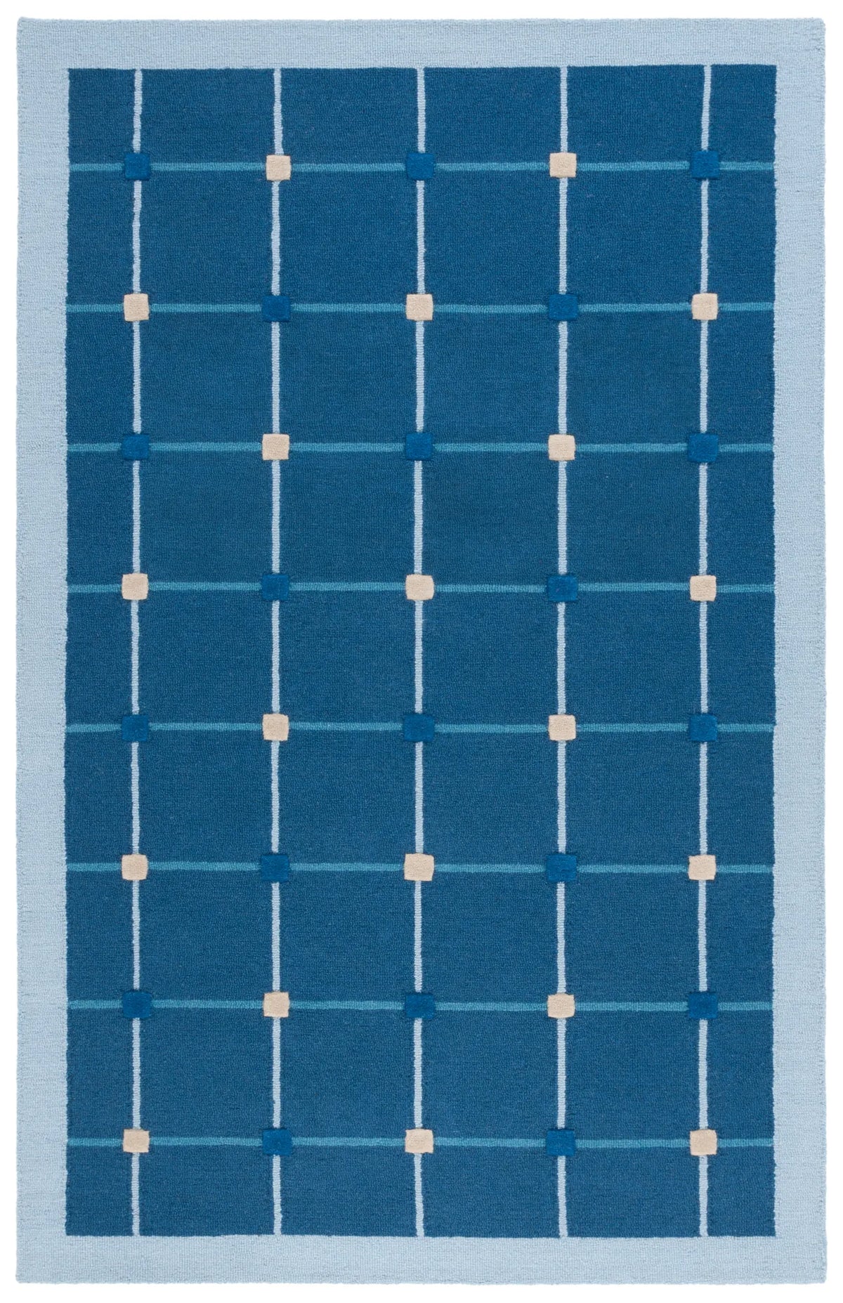 Safavieh Genre 4'-0" x 6'-0" Rug in Blue / Beige
