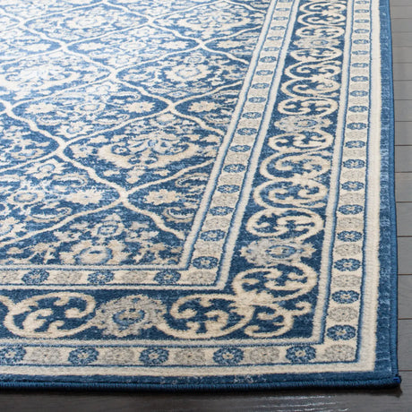 Safavieh Brentwood 4'-0" x 6'-0" Rug in Navy / Light Grey