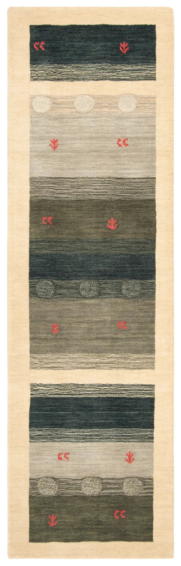 Safavieh Himalaya 2'-3" x 8'-0" Rug in Cream / Blue