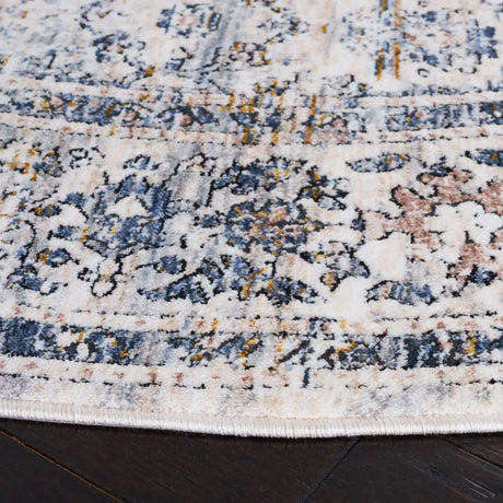 Safavieh Moondust 600 6'-0" x 6'-0" Rug in Ivory / Blue