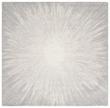 Safavieh Abstract 6'-0" x 6'-0" Rug in Ivory / Silver