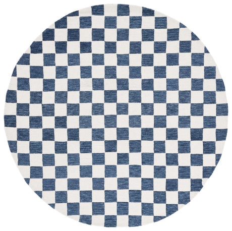 Safavieh Martha Stewart 6'-0" x 6'-0" Rug in Blue / Ivory