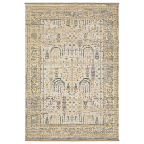 Oriental Weavers Sphinx Acacia ACA14 Green Rugs - main flat