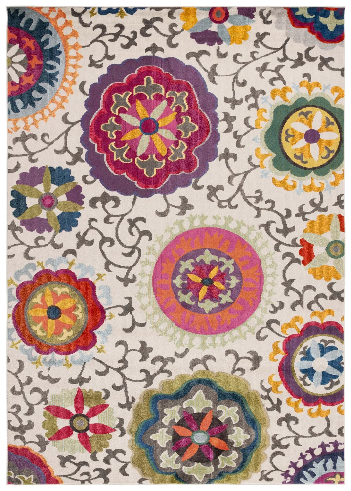 Safavieh Monaco 10'-0" x 14'-0" Rug in Ivory / Multi
