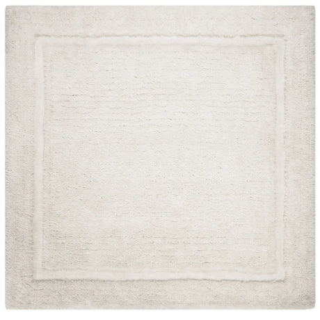 Safavieh Glamour Shag 6'-0" x 6'-0" Rug in Ivory