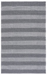 Safavieh Striped Kilim 4'-0" x 6'-0" Rug in Ivory / Black
