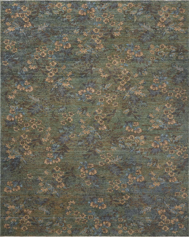 Loloi Winchester WNC-05 Traditional Power Loomed Seafoam Green, Teal Rug - main flat