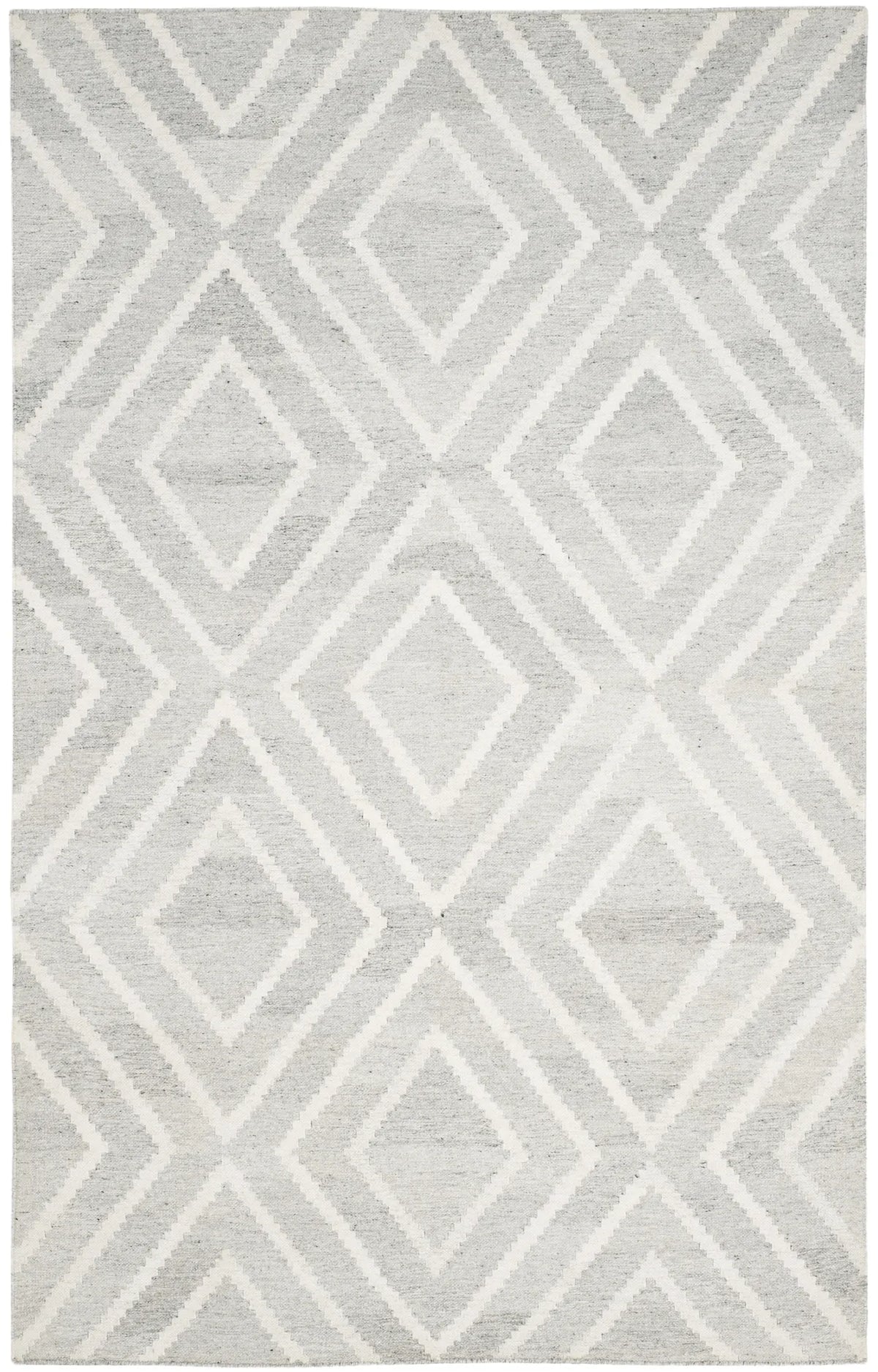 Safavieh Kilim 5'-0" x 8'-0" Rug in Silver / Ivory