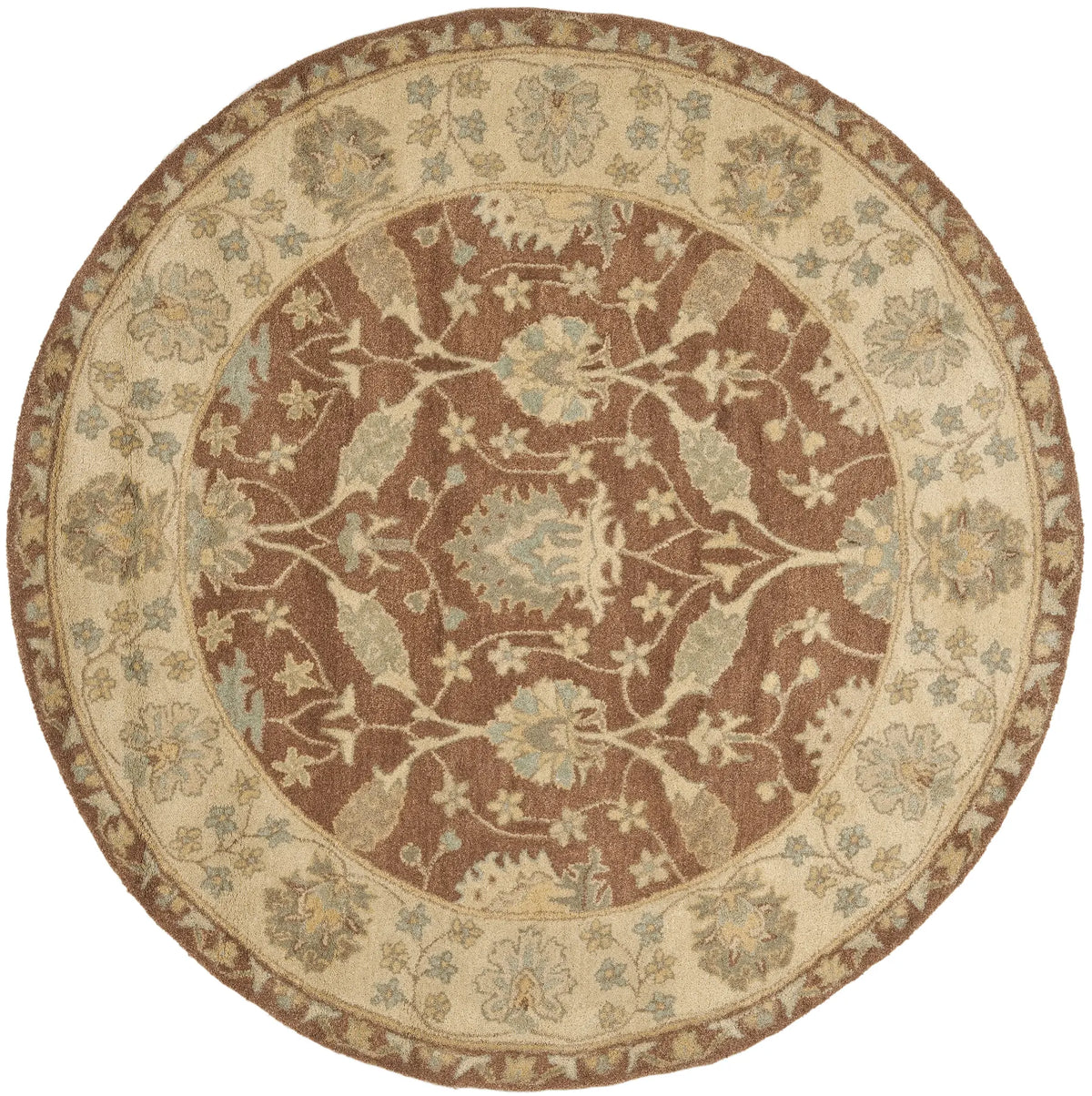 Safavieh Antiquity 6'-0" x 6'-0" Rug in Brown / Taupe