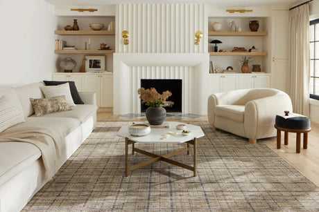 Loloi Soho Soh-04 Pebble/Charcoal Rug - room scene 2 horizontal