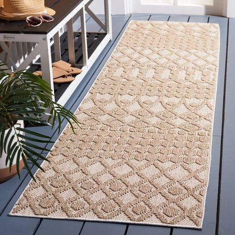 Safavieh Global 2'-2" x 8'-0" Rug in Beige / Brown