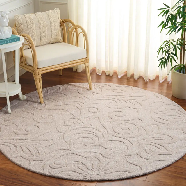 Safavieh Glamour 6'-0" x 6'-0" Rug in Ivory