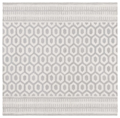 Safavieh Capri 6'-0" x 6'-0" Rug in Ivory / Grey