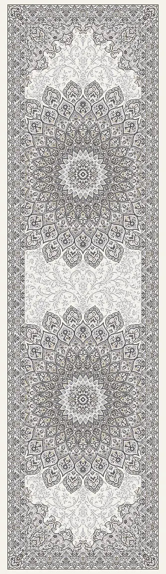 Dynamic Rugs Ancient Garden 57090 Cream / Grey Rugs - Runner