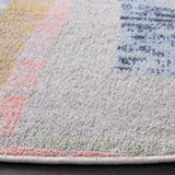 Safavieh Bayside 6'-7" x 6'-7" Rug in Ivory / Blue Rust