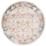Safavieh Madison 6'-7" x 6'-7" Rug in Cream / Navy