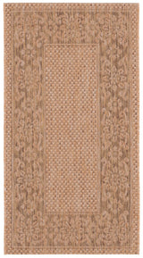 Safavieh Courtyard 2'-0" x 3'-7" Rug in Natural / Gold