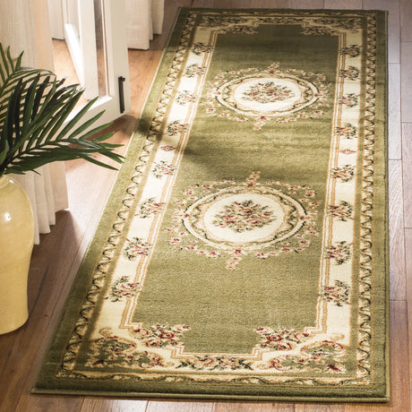 Safavieh Lyndhurst 2'-3" x 8'-0" Rug in Sage / Ivory