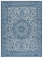 Safavieh Courtyard 5'-3" x 7'-7" Rug in Navy / Grey