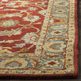 Safavieh Heritage 4'-0" x 6'-0" Rug in Red / Blue