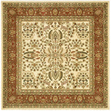 Safavieh Lyndhurst 6'-0" x 6'-0" Rug in Ivory / Rust