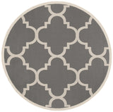 Safavieh Courtyard 5'-3" x 5'-3" Rug in Grey / Beige