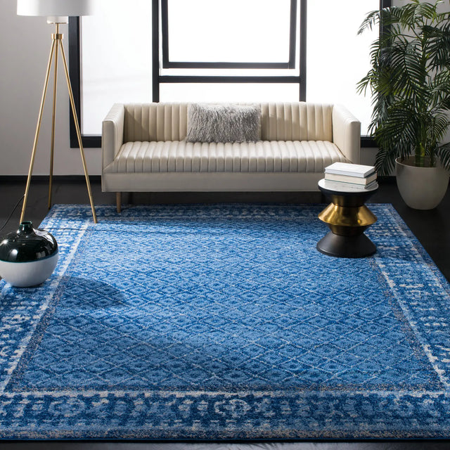 Safavieh Adirondack 10'-0" x 14'-0" Rug in Light Blue / Dark Blue