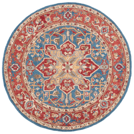Safavieh Antiquity 6'-0" x 6'-0" Rug in Red / Blue