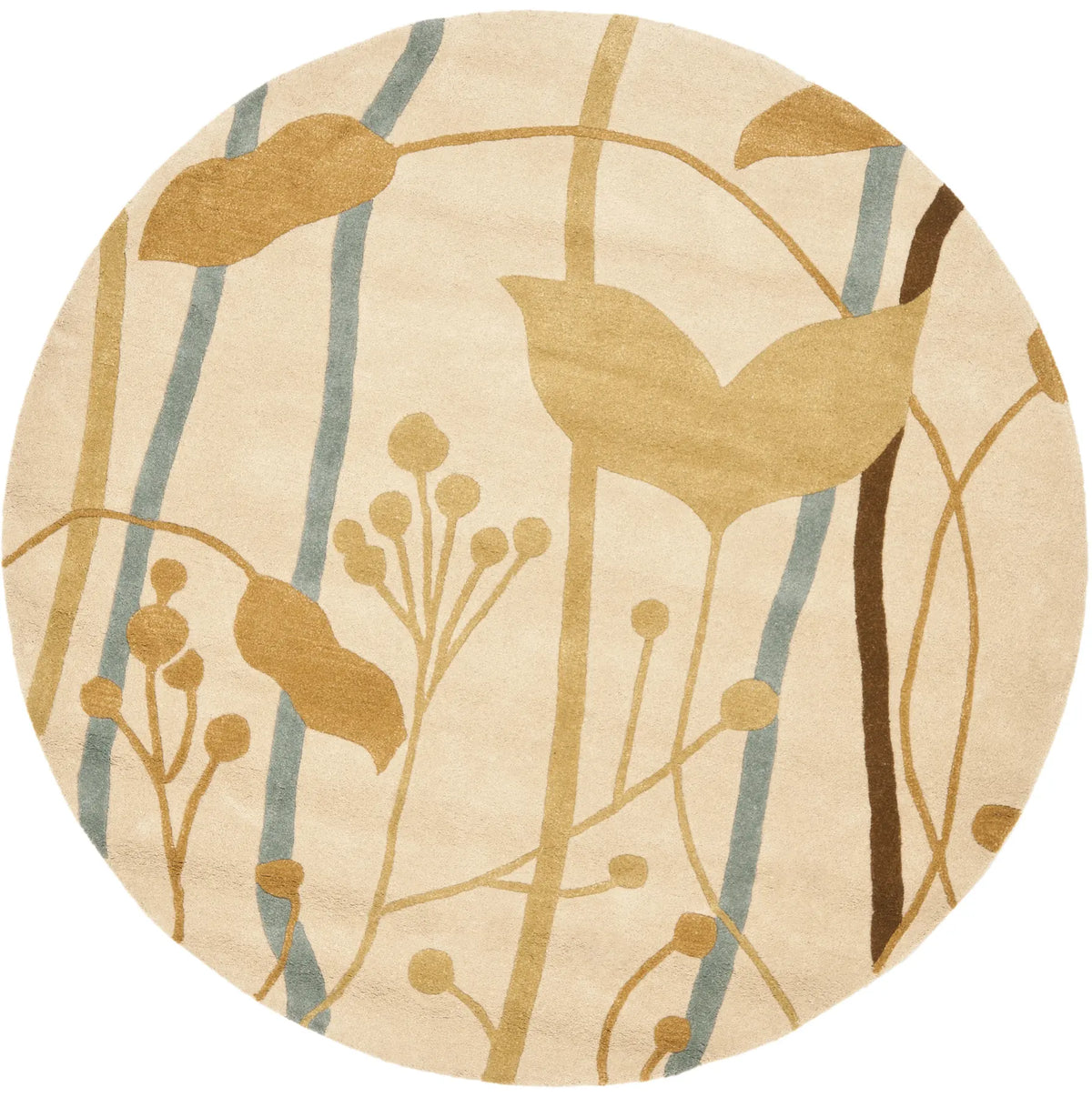 Safavieh Soho 6'-0" x 6'-0" Rug in Beige / Multi
