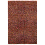 Oriental Weavers Sphinx Atlas 8048K Red/Rust Rugs - main flat