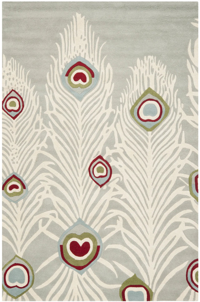Safavieh Soho 6'-0" x 9'-0" Rug in Grey / Ivory