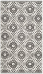 Safavieh Montauk 2'-3" x 3'-9" Rug in Charcoal / Ivory