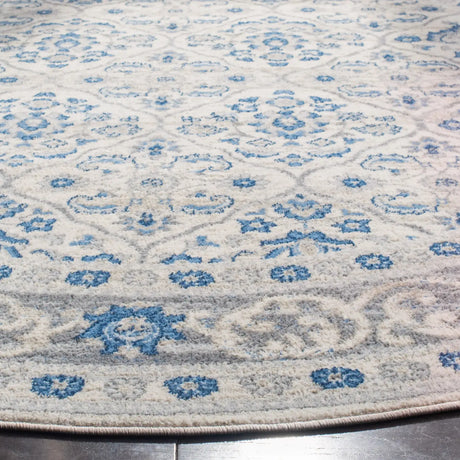 Safavieh Brentwood 5'-0" x 5'-0" Rug in Light Grey / Blue