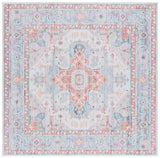 Safavieh Tucson 6'-0" x 6'-0" Rug in Turquoise / Rust