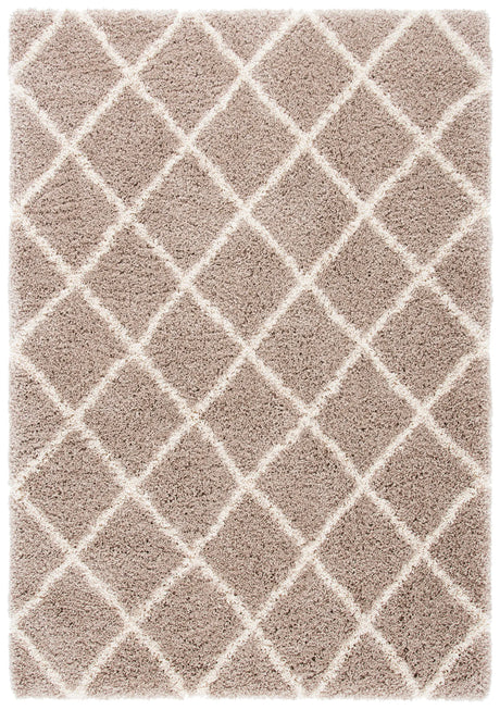 Safavieh Hudson Shag 4'-0" x 6'-0" Rug in Beige / Ivory
