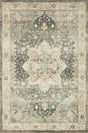 Loloi Rosette Ros-09 Slate/Ivory Rugs - main flat